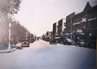 View north of Morley Avenue and Montezuma Hotel, image. Click for full size.