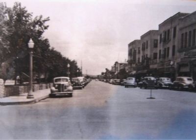 View north of Morley Avenue and Montezuma Hotel image. Click for full size.