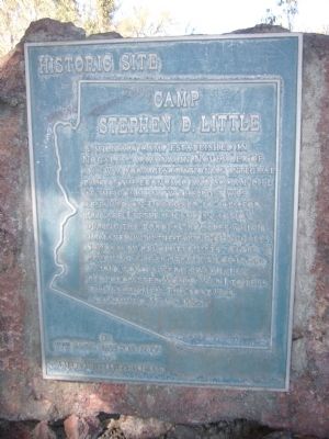 Camp Stephen D. Little Marker image. Click for full size.