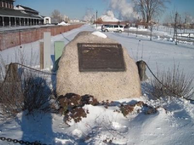 Fort Howard Stockade Marker. Click for full size. Fort Howard Stockade Marker image. Click for full size.