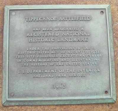 National Historic Landmark Plaque. Click for full size. National Historic Landmark Plaque image. Click for full size.