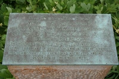 111th Regiment, Pennsylvania Marker. Click for full size. 111th Regiment, Pennsylvania Marker image. Click for full size.