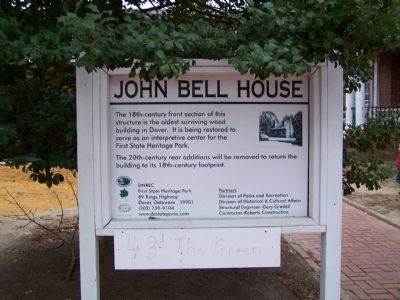 John Bell House Marker image. Click for full size.