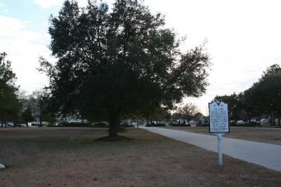 The Elms Marker on Charleston Southern University Campus image. Click for full size.