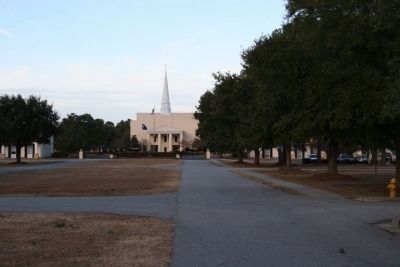 View of Lightsey Chapel from Marker image. Click for full size.
