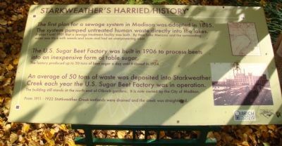 Starkweather's Harried History Marker image. Click for full size.