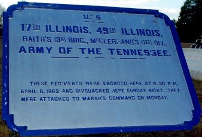 17th Illinois Infantry - 49th Illinois Infantry Marker. Click for full size. 17th Illinois Infantry - 49th Illinois Infantry Marker image. Click for full size.