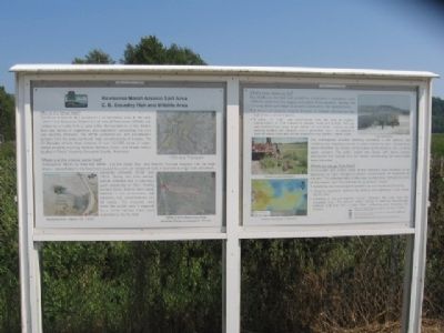 Kewaunee Marsh Arsenic Spill Area Marker image. Click for full size.