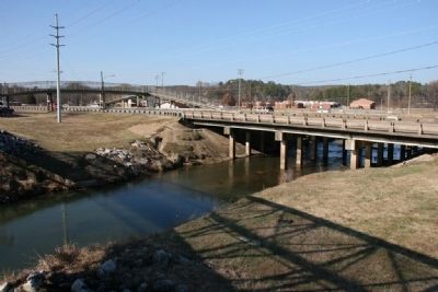 The site where Emma Sansom guided Gen. Forrest across Black Creek. image. Click for full size.