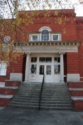 Eleventh Street School Front Entrance image. Click for full size.