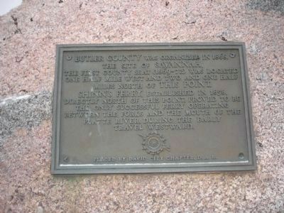 Shinn's Ferry Plaque image. Click for full size.