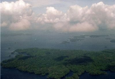 Aerial View of Lake Gatun of the Panama Canal.. Click for full size. Aerial View of Lake Gatun of the Panama Canal. image. Click for full size.