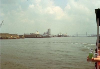 The Alabama State Docks Along The Mobile River. Mobile, Alabama.. Click for full size. The Alabama State Docks Along The Mobile River. Mobile, Alabama. image. Click for full size.