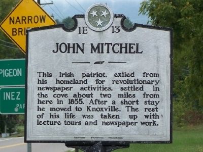 John Mitchel Marker. Click for full size. John Mitchel Marker image. Click for full size.