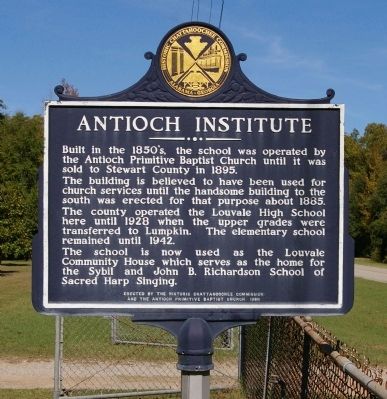 Antioch Institute Marker image. Click for full size.