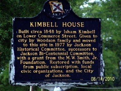 Kimbell House Marker image. Click for full size.