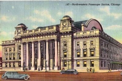 Chicago's Northwestern Station Postcard. Click for full size. Chicago's Northwestern Station Postcard image. Click for full size.