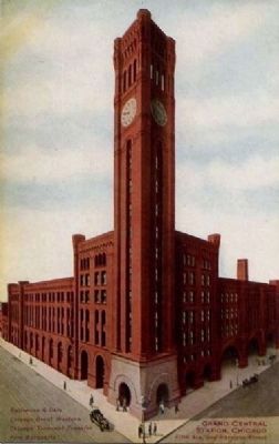 Chicago's Grand Central Station Postcard. Click for full size. Chicago's Grand Central Station Postcard image. Click for full size.