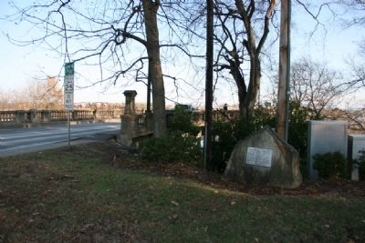 Broad Street Bridge and the John H. Wisdom Marker image. Click for full size.