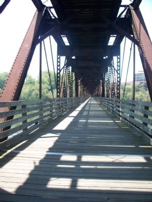 Old Railroad Bed Bridge (Lower part) image. Click for full size.