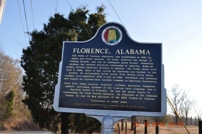 Florence, Alabama Marker - Side A image. Click for full size.