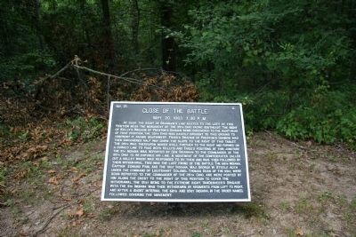 Close of the Battle Marker. Click for full size. Close of the Battle Marker image. Click for full size.