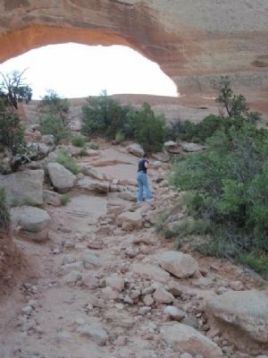 Trail to Wilson Arch image. Click for full size.