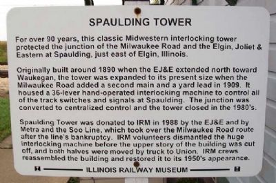 Spaulding Tower Marker image. Click for full size.