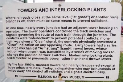 Towers and Interlocking Plants Marker image. Click for full size.