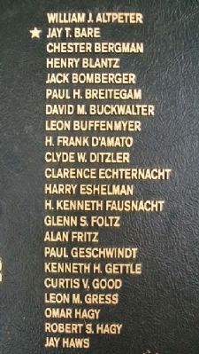 East Cocalico Twp Korean War Memorial Honor Roll. Click for full size. East Cocalico Twp Korean War Memorial Honor Roll image. Click for full size.