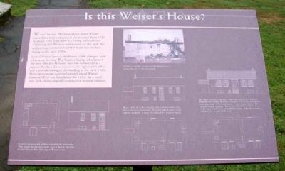 Is this Weiser's House? Marker image. Click for full size.