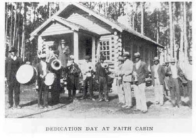 Saluda County Faith Cabin Dedication image. Click for full size.