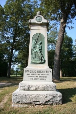 9th Ohio Infantry. Marker image. Click for full size.