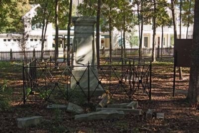 I'on Cemetery obelisk monument, seen today image. Click for full size.