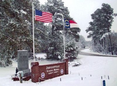 Johnsonville Veteran Memorial Harnett County Marker image. Click for full size.