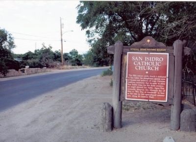 San Isidro Catholic Church Marker. Click for full size. San Isidro Catholic Church Marker image. Click for full size.