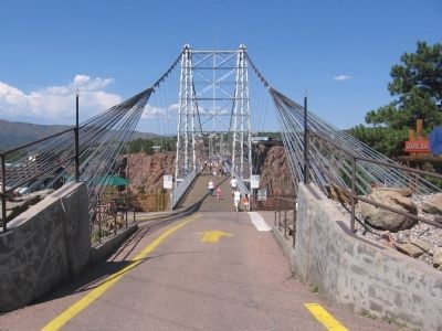 Royal Gorge Bridge. Click for full size. Royal Gorge Bridge image. Click for full size.