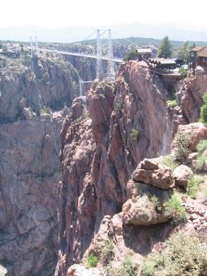 Royal Gorge Bridge. Click for full size. Royal Gorge Bridge image. Click for full size.