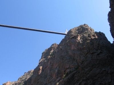 Royal Gorge Bridge from below image. Click for full size.