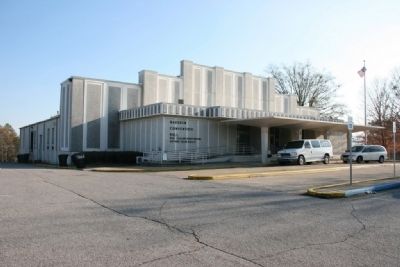 Gadsden Convention Hall, a W.P.A project. image. Click for full size.