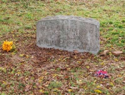 Armistead Burt Tombstone -<br>Trinity Episcopal Church Cemetery image. Click for full size.