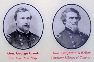 Gens. Crook and Kelley. Click for full size. Gens. Crook and Kelley image. Click for full size.
