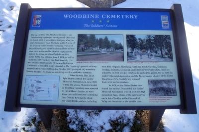 Woodbine Cemetery CWT Marker image. Click for full size.