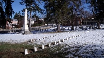 Woodbine Cemetery Soldiers' Section image. Click for full size.