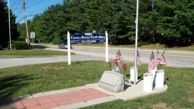 Chester-Bethel UMC Veterans Memorial. Click for full size. Chester-Bethel UMC Veterans Memorial image. Click for full size.