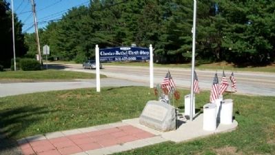 Chester-Bethel UMC Veterans Memorial image. Click for full size.