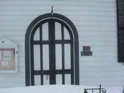 Charleston Baptist Church - Main Entrance Detail image. Click for full size.