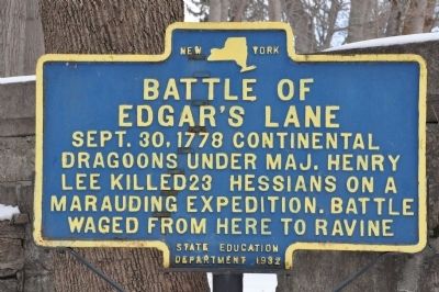 Battle of Edgar's Lane Marker image. Click for full size.
