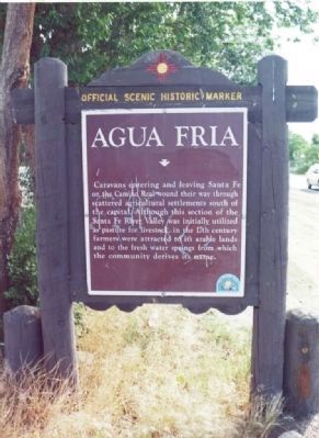 Agua Fria Village Historical Marker. Click for full size. Agua Fria Village Historical Marker image. Click for full size.