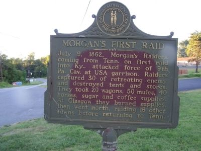Morgan's First Raid Marker image. Click for full size.